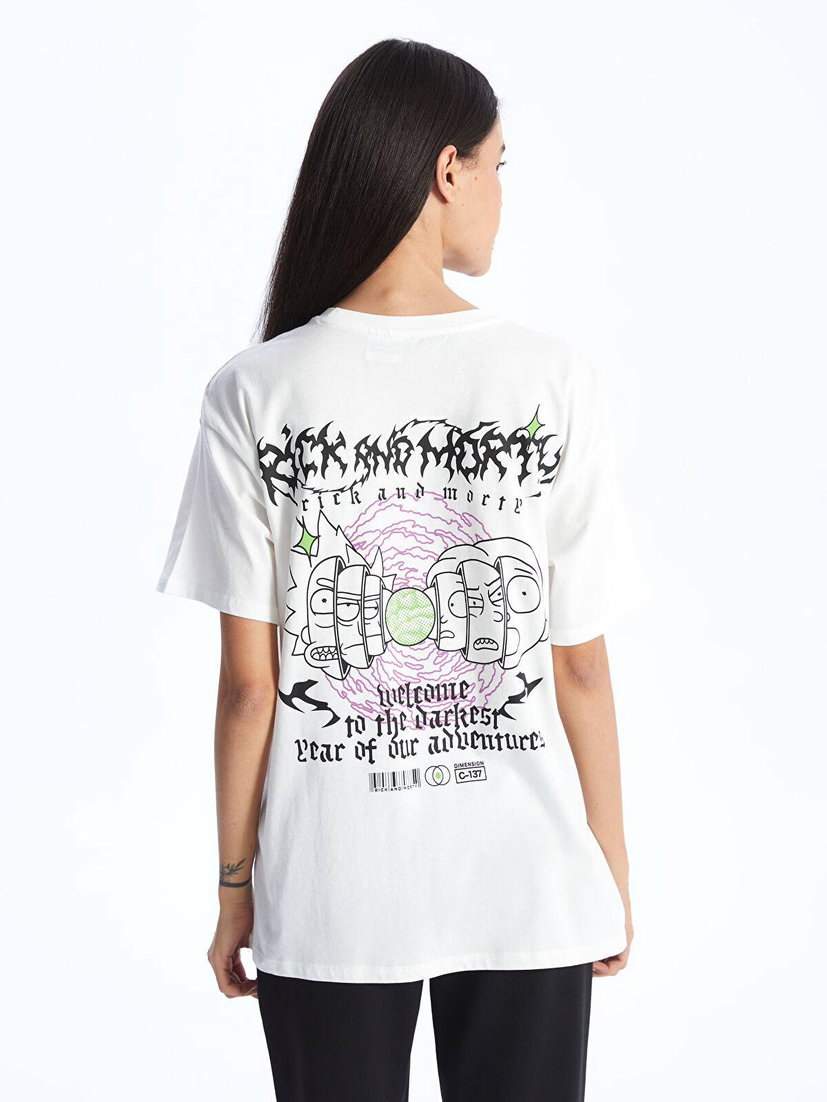 OMIKO(*☻-☻*) XSIDE Футболка с круглым вырезом, коротким рукавом, с