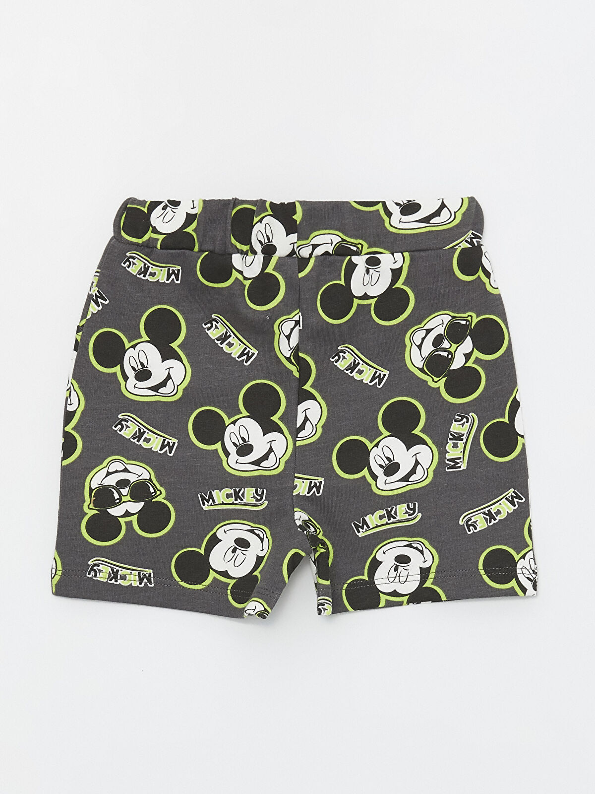 Crew Neck Mickey Mouse Printed Baby Boy T-shirt and Shorts 2-Piece Set  -S4DT02Z1-JT0 - S4DT02Z1-JT0 - LC Waikiki