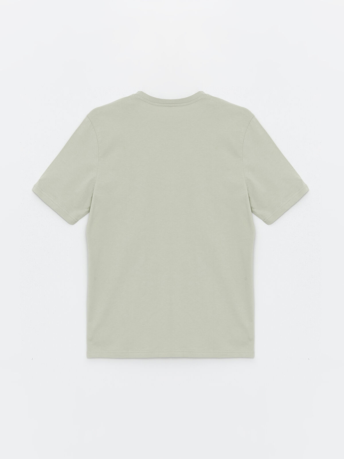 Crew Neck Short Sleeve Printed Combed Cotton Men's T-shirt