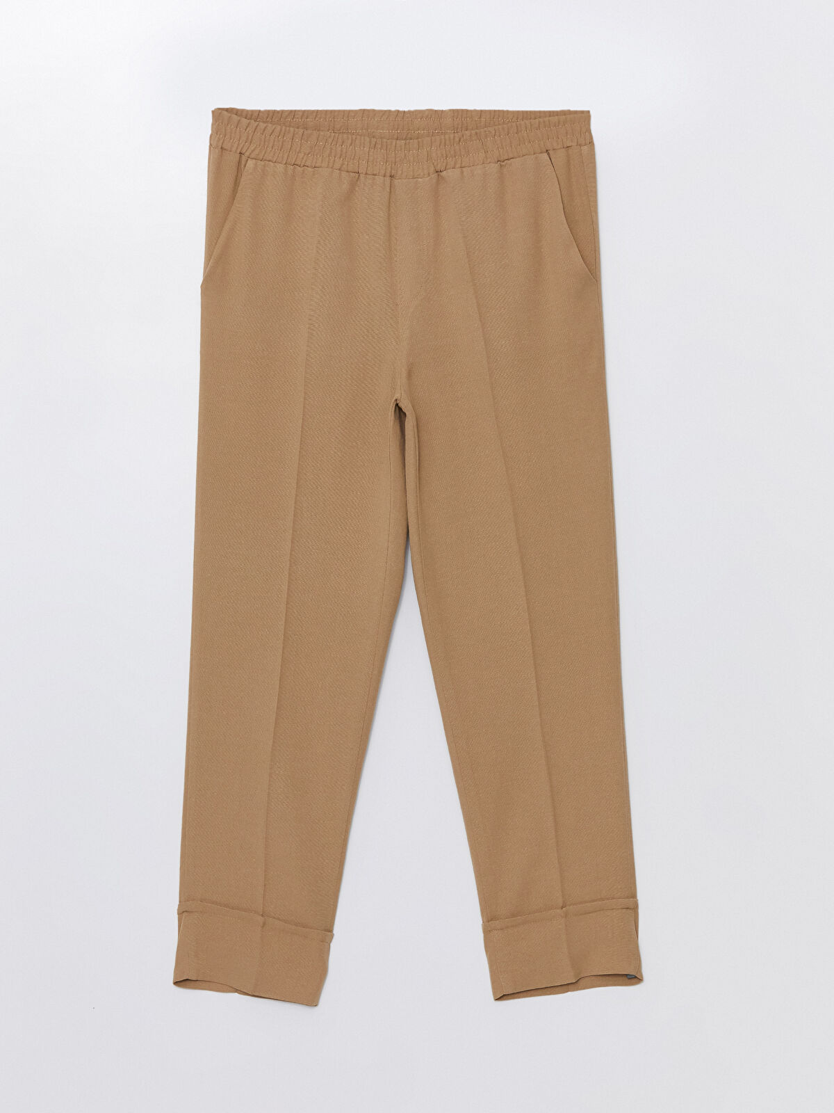 LC WAIKIKI Elastic Waist Linen Blend Maternity Carrot