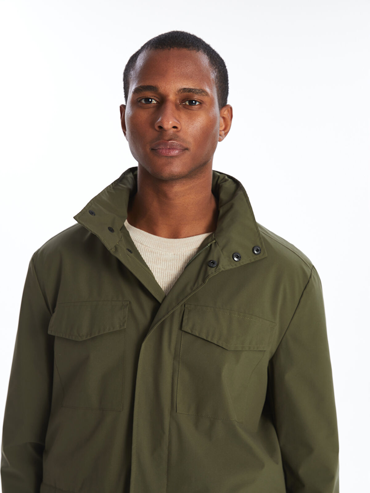 Standard Fit Hooded Men's Coat -W40236Z8-HDA - W40236Z8-HDA - LC Waikiki