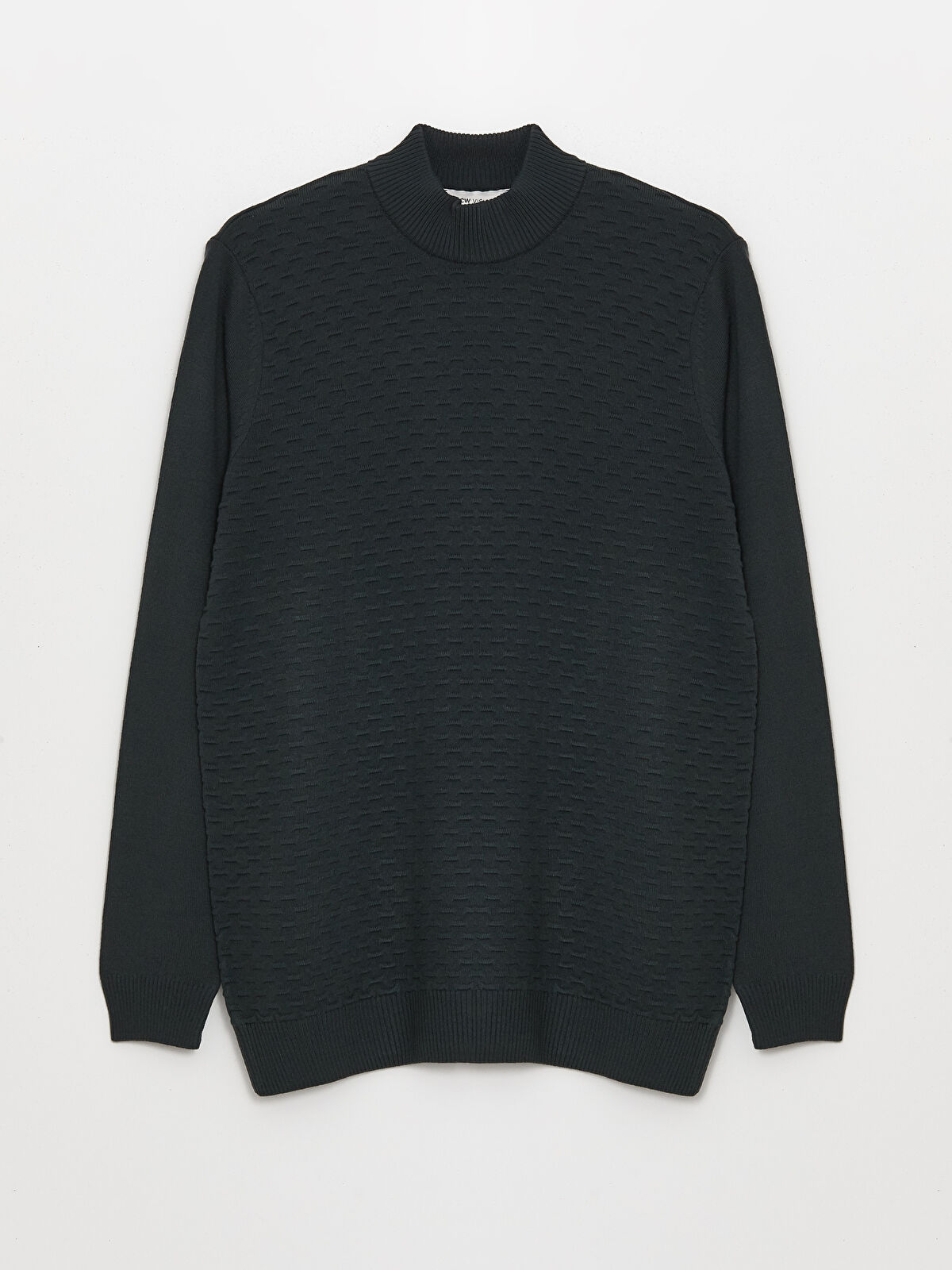 Half Turtleneck Long Sleeve Men's Tricot Sweater -W40731Z8-SNS -  W40731Z8-SNS - LC Waikiki