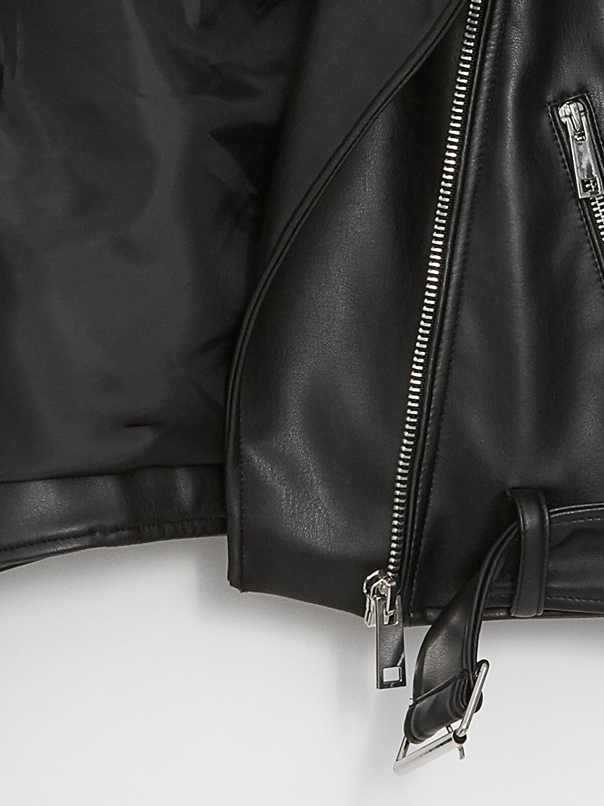 CLANE CLANE EGG FAKE LEATHER JACKET
