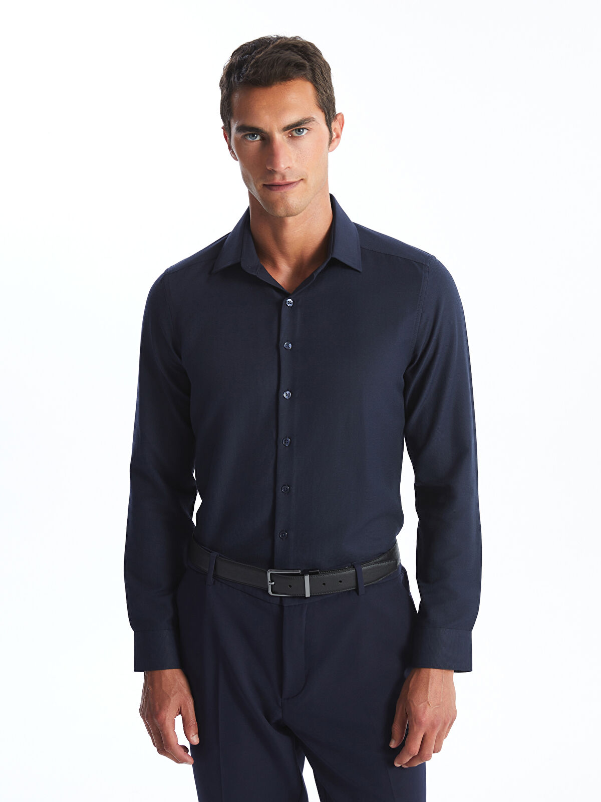 LC WAIKIKI Slim Fit Long Sleeve Oxford Men's Shirt -W41250Z8