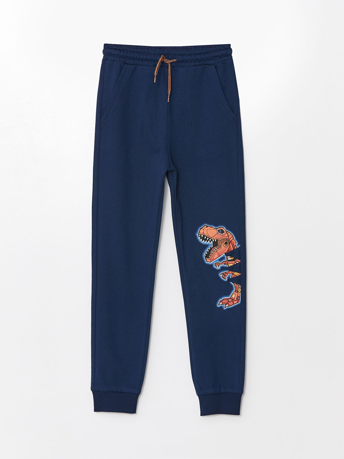 Elastic Waist Printed Boy Jogger Sweatpants -W41859Z4-JC7