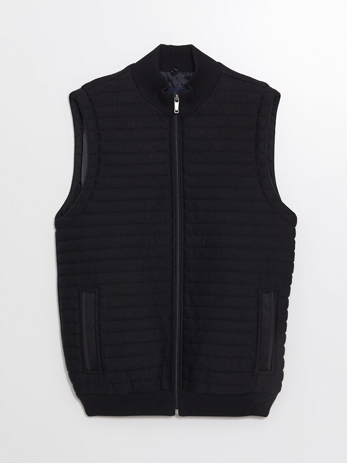 Standard Fit Turtle Neck Men's Tricot Vest -W42144Z8-RFH - W42144Z8-RFH -  LC Waikiki
