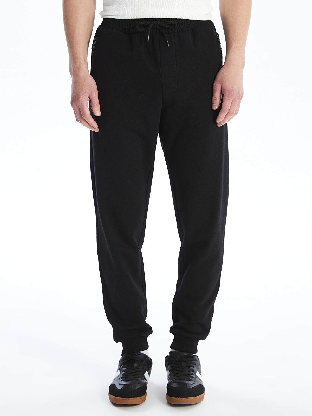 Slim Fit Men's Thick Jogger Sweatpants -W42224Z8-CVL - W42224Z8-CVL - LC  Waikiki
