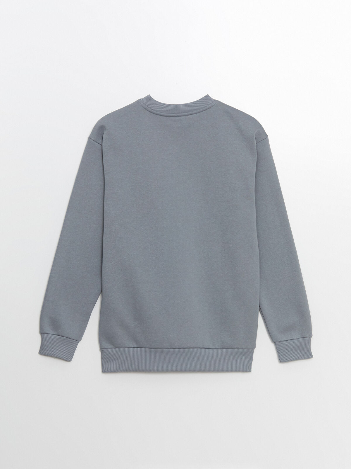 Crew Neck Long Sleeve Men's Thick Sweatshirt -W42251Z8-YGG - W42251Z8-YGG -  LC Waikiki