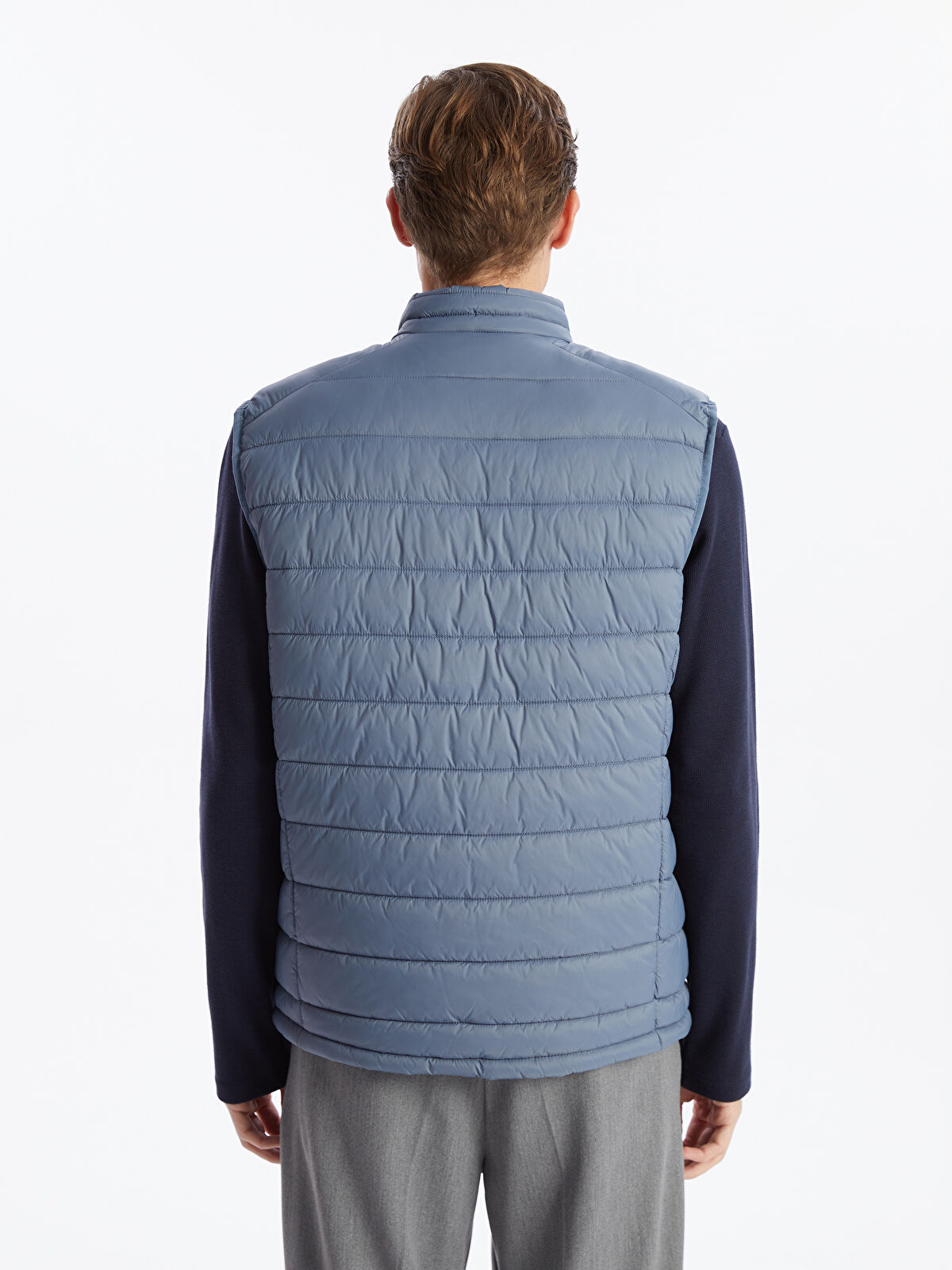 SOUTHBLUE Standard Fit Funnel Neck Men's Puffer Gilet