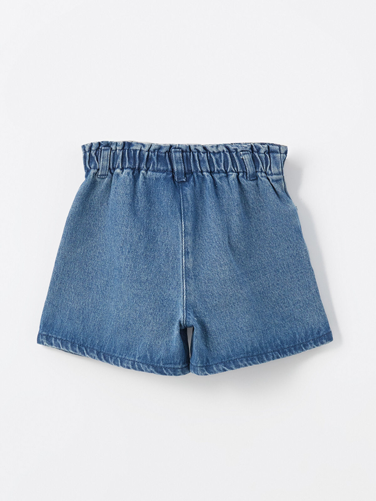 Stretch waist jean shorts top