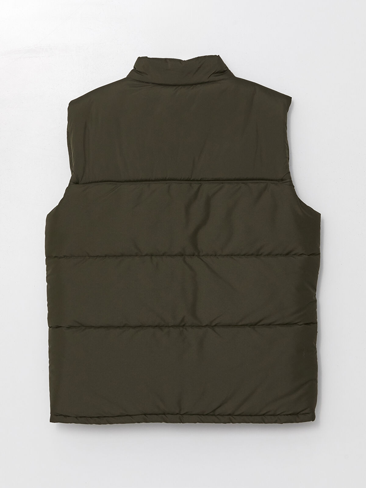 Standard Fit Turtle Neck Men's Down Vest -W4CK00Z8-HDL Standard Fit Turtle Neck Men's Down Vest -W4CK00Z8-HDL