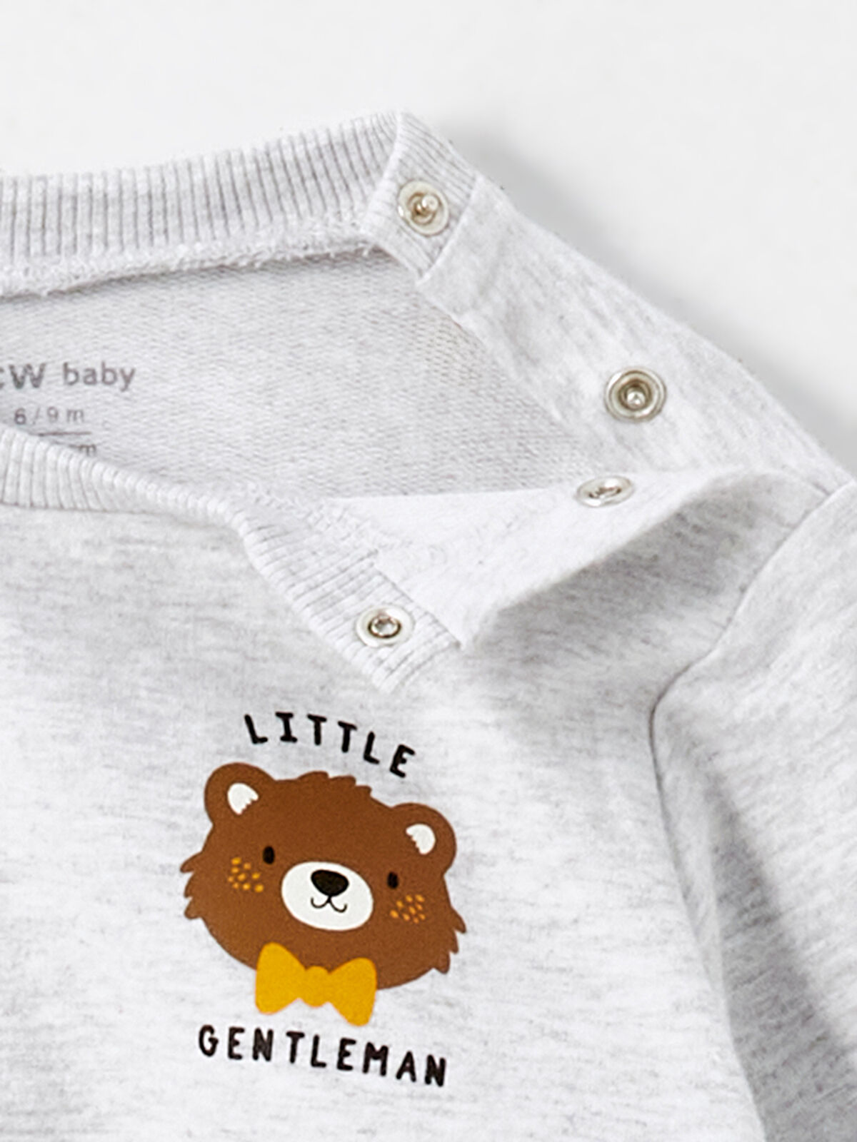 Printed Baby Boy Sweatshirt and Trousers 2-Piece Set -W4DN60Z1-847 -  W4DN60Z1-847 - LC Waikiki