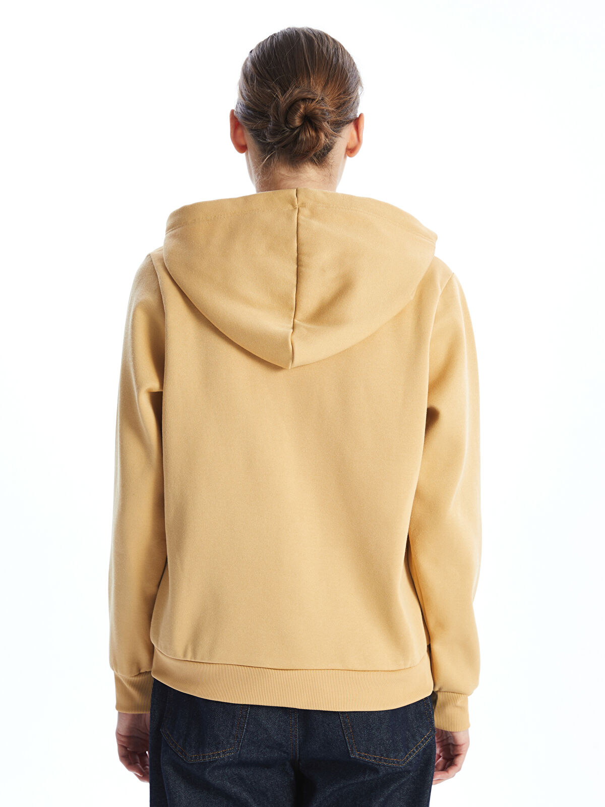 Hooded Women's Zipper Sweatshirt -W4EI52Z8-GM0 - W4EI52Z8