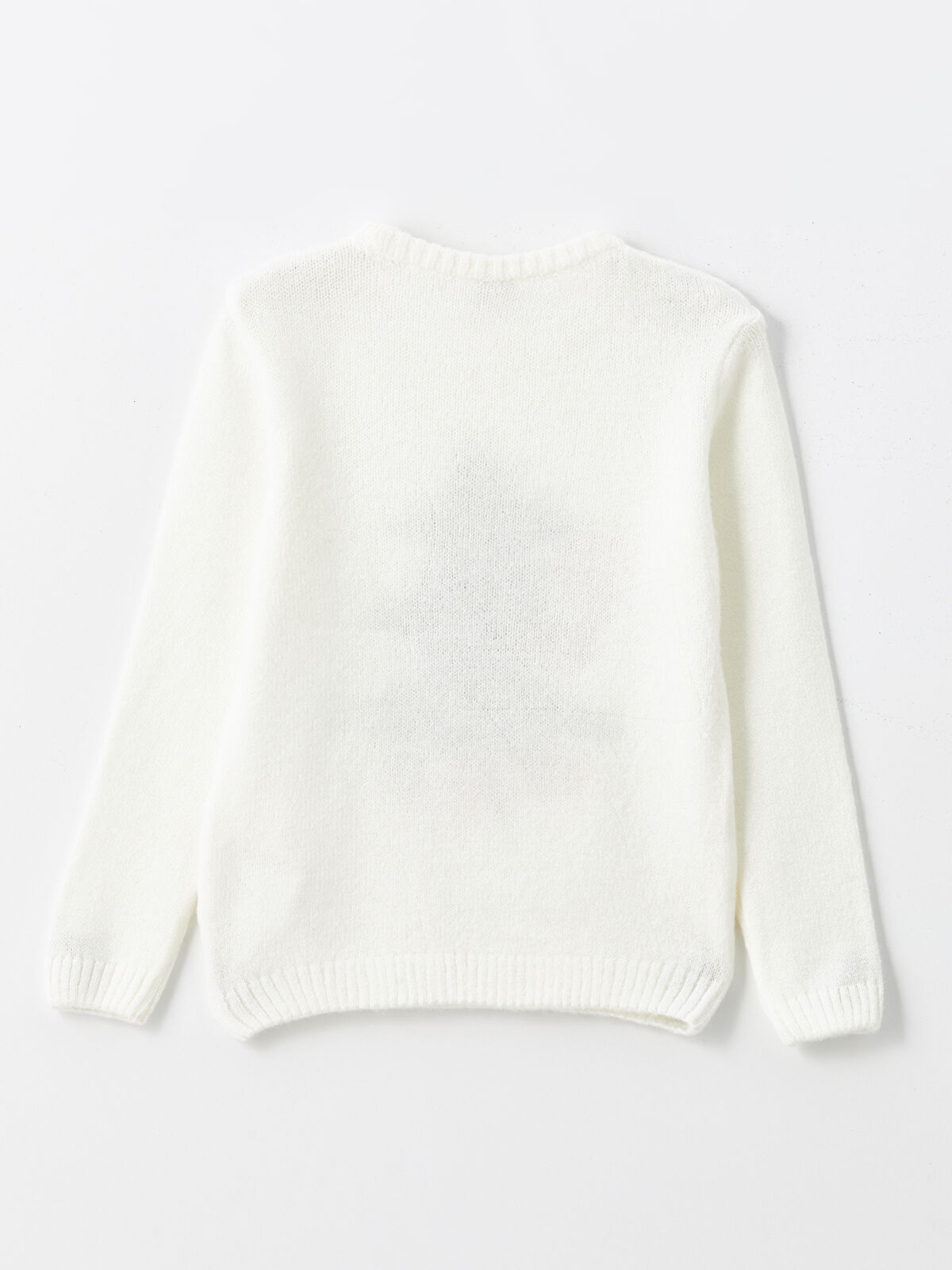 LC WAIKIKI Crew Neck Christmas Themed Long Sleeve Girls