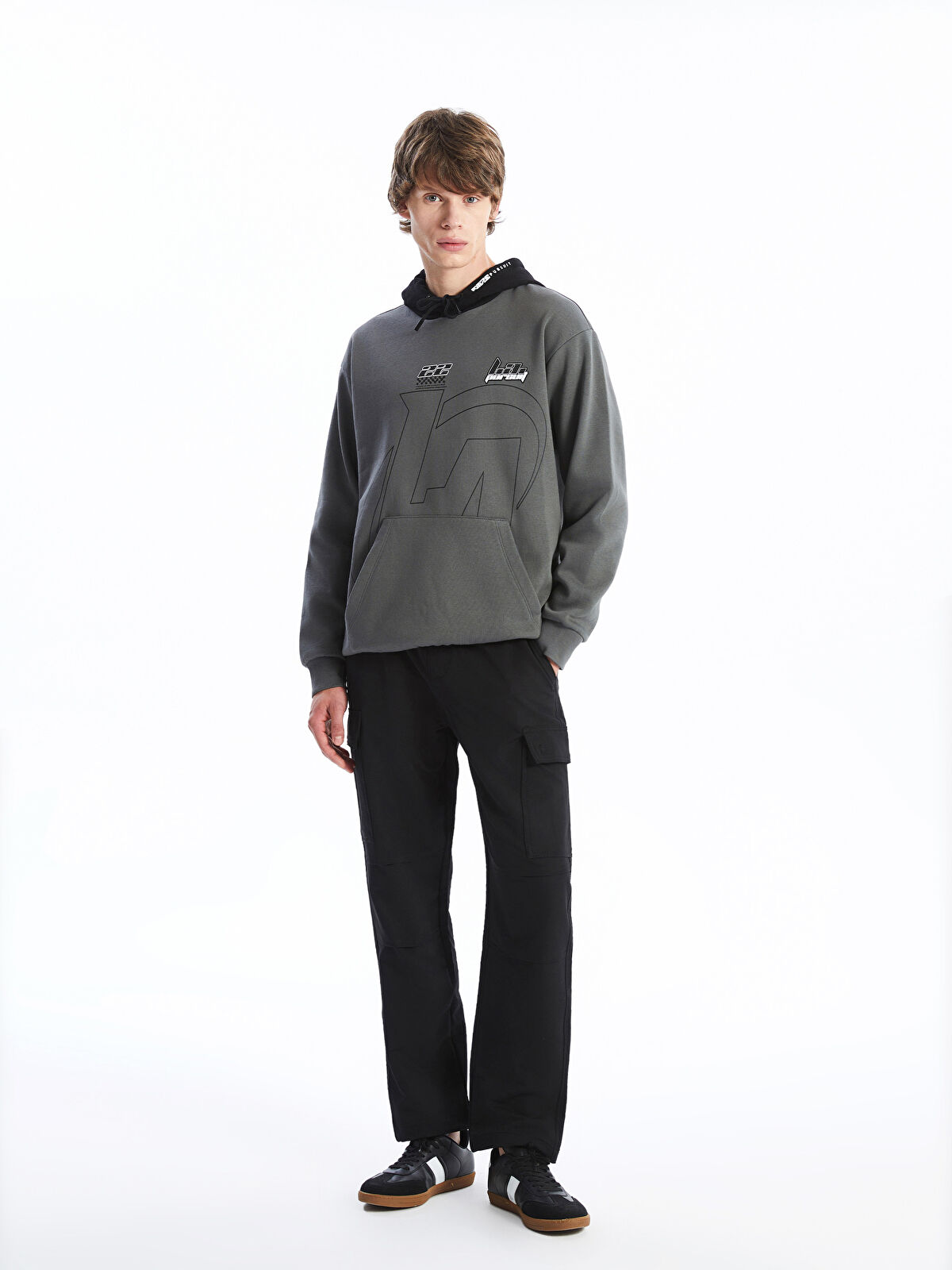 Comfortable Fit Gabardine Men's Cargo Pants -W4IB10Z8-RQL - W4IB10Z8-RQL -  LC Waikiki