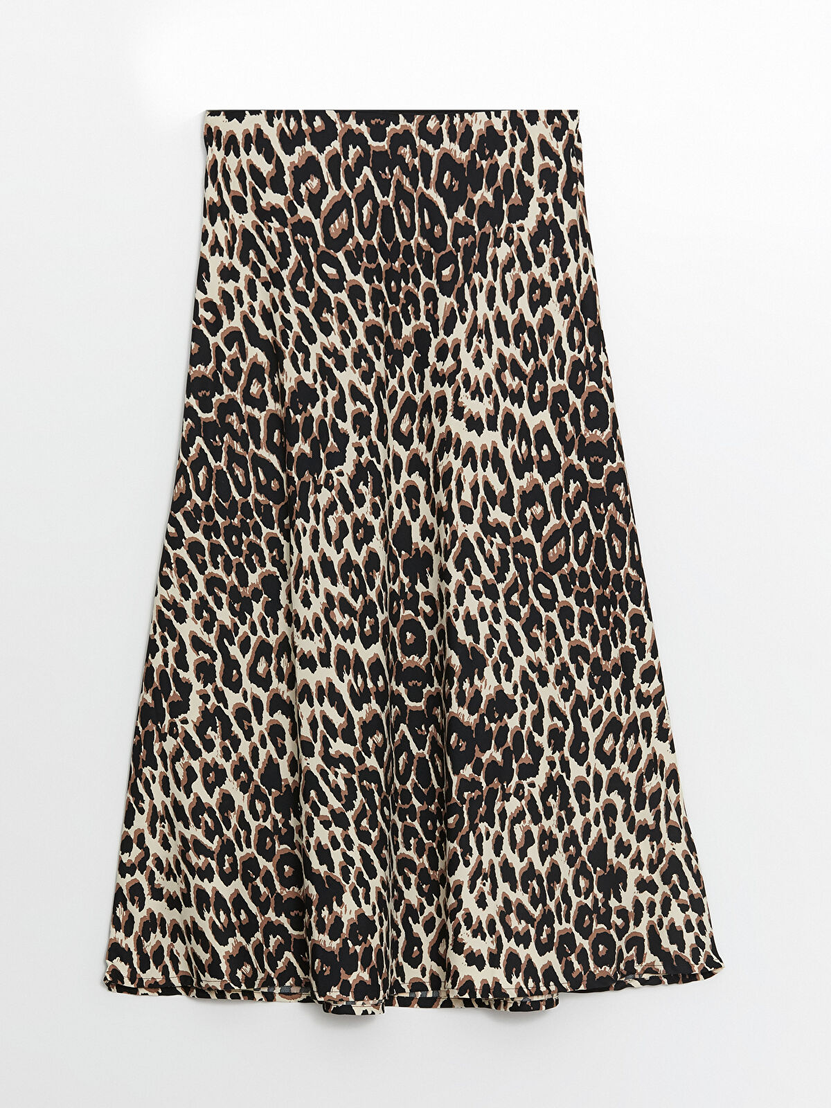 Standard Fit Leopard Women Skirt -W4IM25Z8-LQY - W4IM25Z8-LQY - LC Waikiki