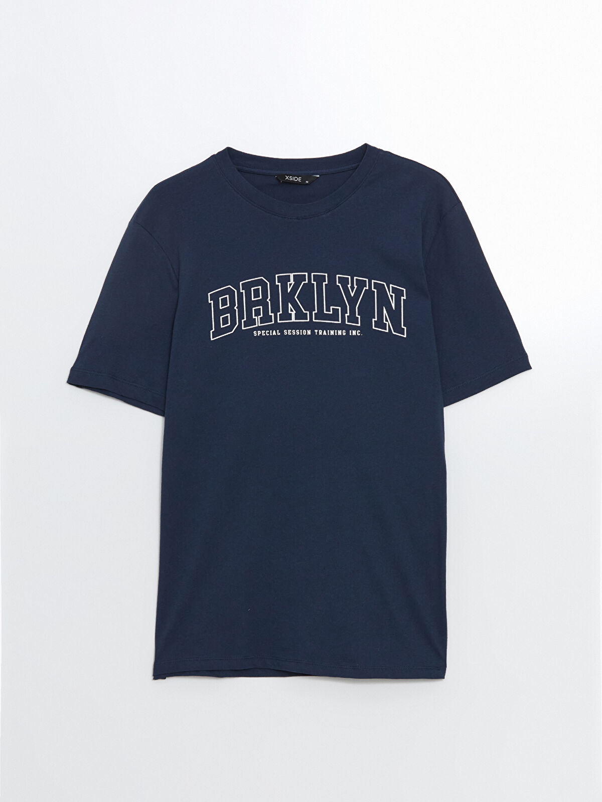 Salsation 最新作Dark Blue baseballsTシャツXS Dark blue cotton T-shirt with logo accent brand Salsa