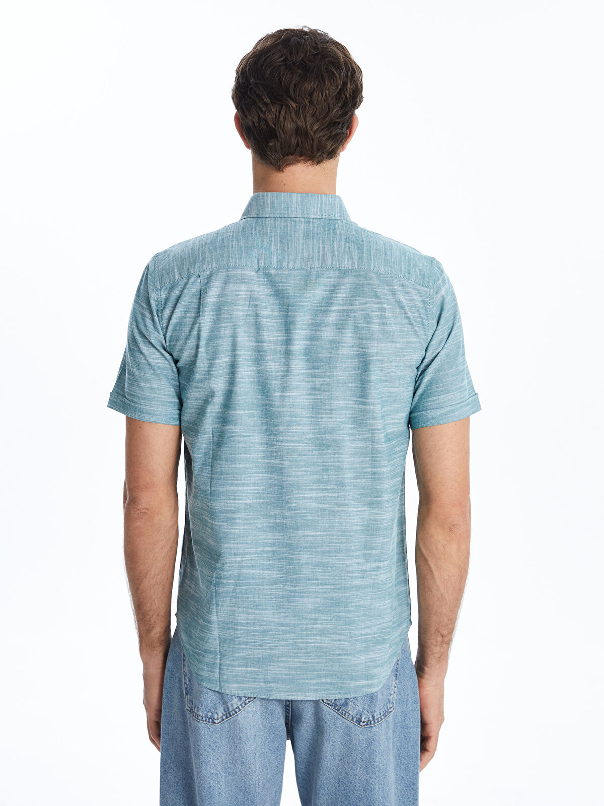 【オープニング 大放出セール】 Short Fit Regular Sleeve -S56055Z8-CS4 Shirt Men's Poplin その他