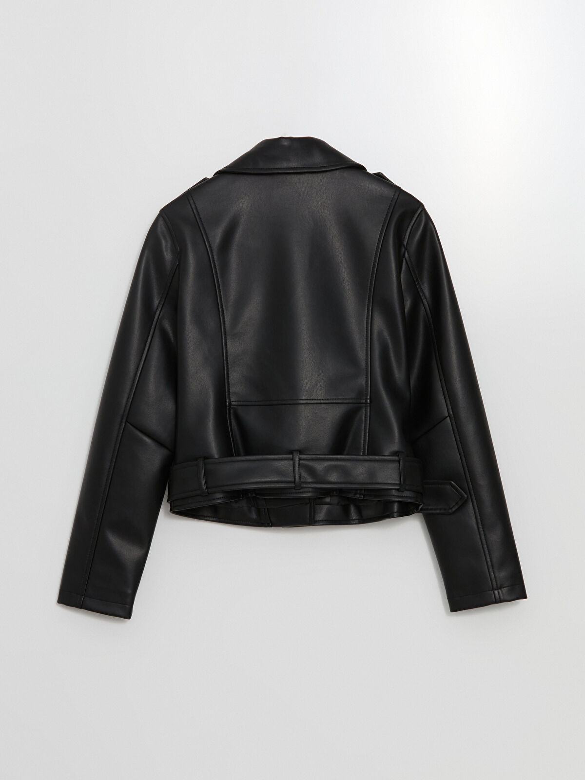 ジャケット・アウター REVERSIBLE FAKE LEATHER JACKET XSIDE Biker Neck Women's Faux Leather Jacket -S56073Z8-CVL