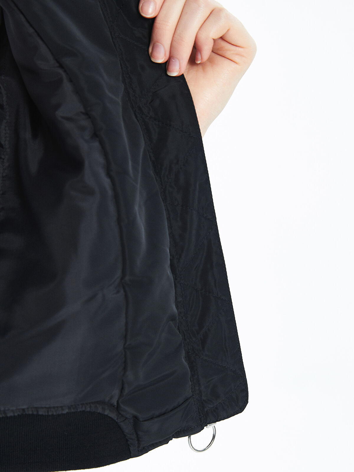College Collar Women's Thin Coat -S56084Z8-CVL - S56084Z8