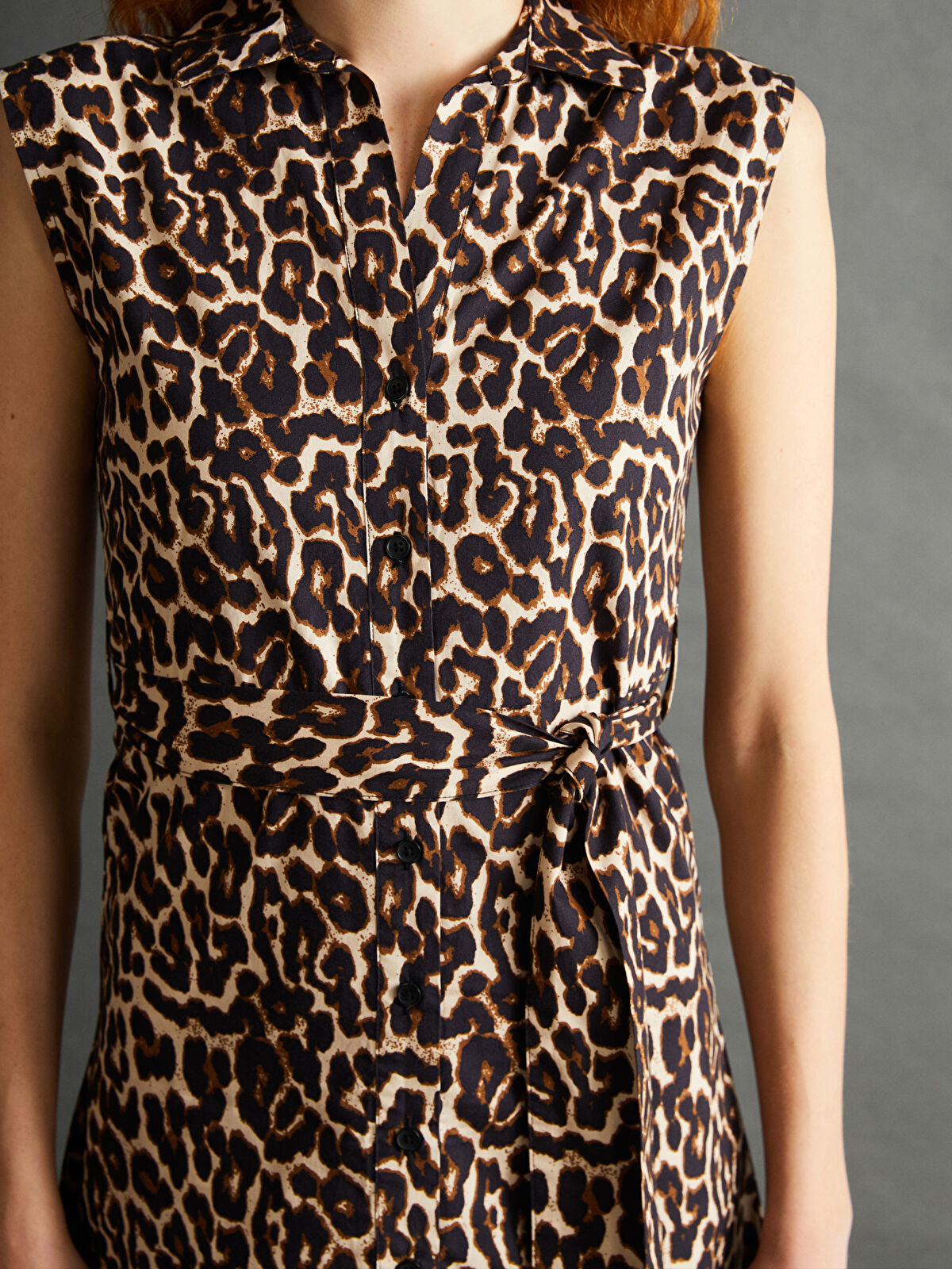 Loose Fit Women's Shirt Dress -S5BH06Z8-E7V - LC Waikiki