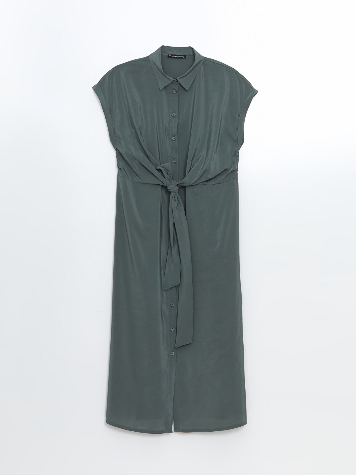 Woman GREEN Shirt Dress -S5AD07Z8-H9D - S5AD07Z8-H9D - LC