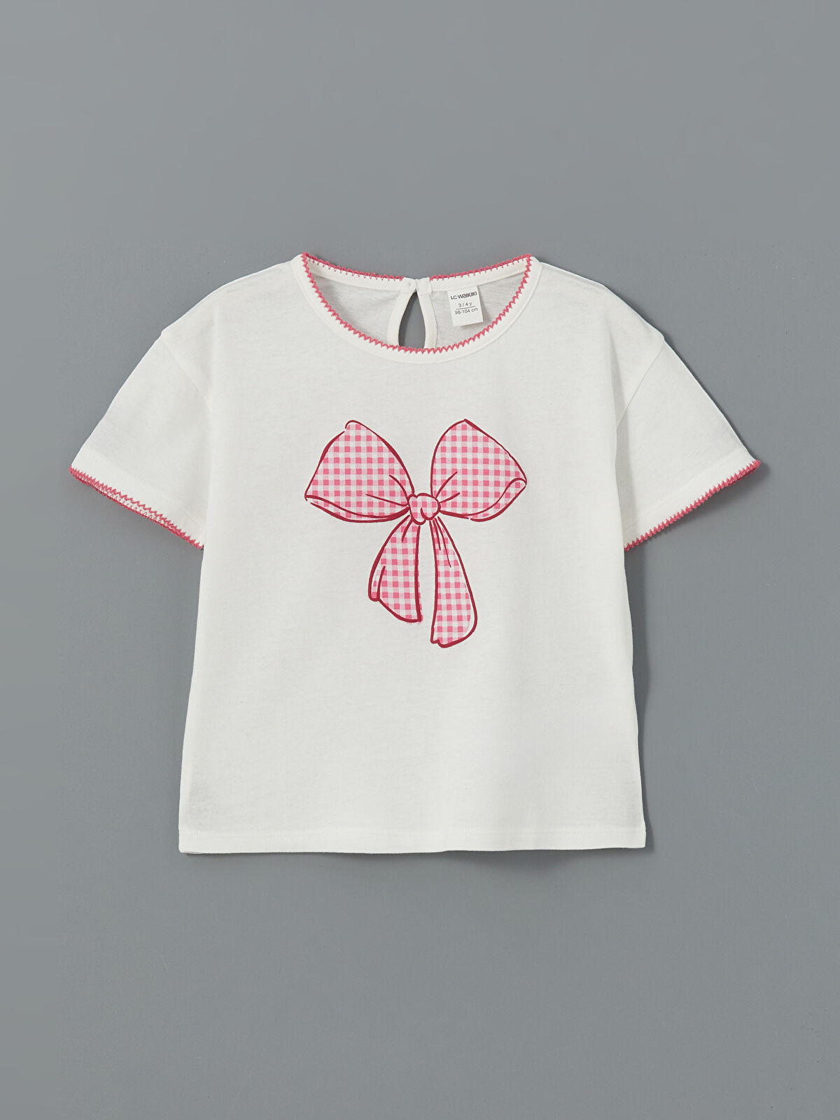 Tシャツ・カットソー ROLAROLA LACE RIBBON T-SHIRT 4BUK195 로라로라