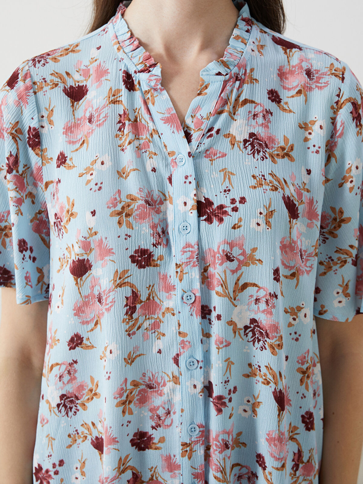 【はこぽす対応商品】 Regular S5EG10Z8 - -S5EG10Z8-LQQ Shirt Women's Crinkle Fit テント・タープ