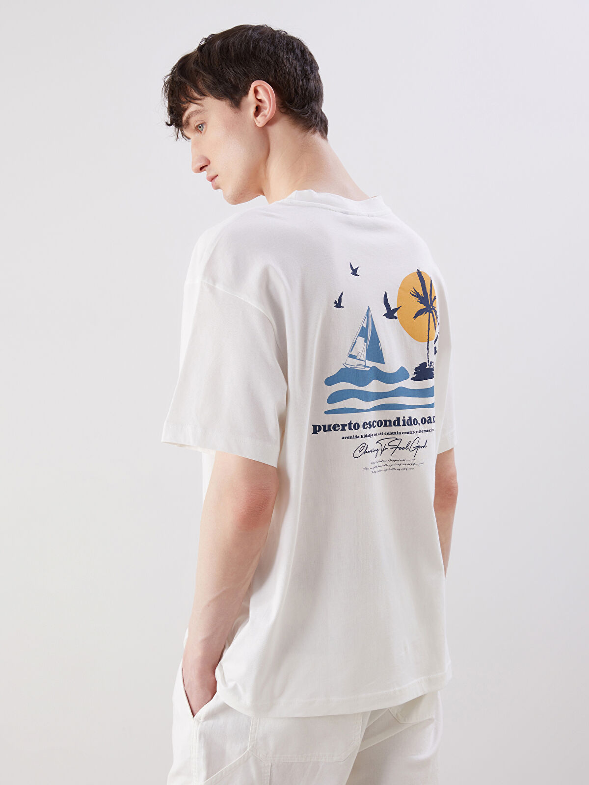 【新品】8yards Men’s SideTuck Shirt XSIDE Oversize Crew Neck Short Sleeve Jersey Men's T-Shirt