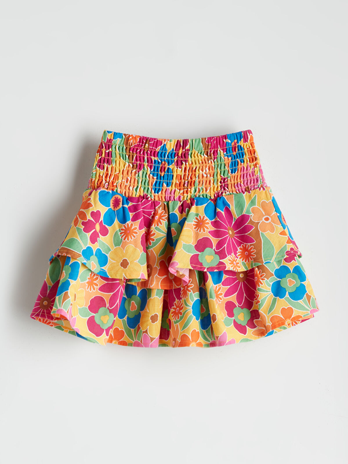 LC WAIKIKI Floral Girl's Skirt with Elastic Waist -S5IQ21Z1