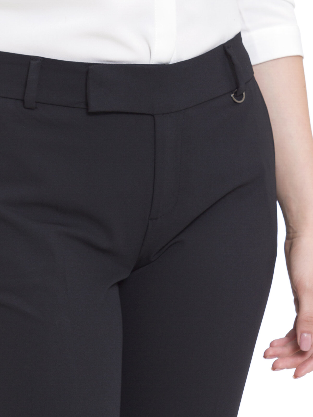 Black Stretch Straight Cut Formal Trousers | Women | George at ASDA
