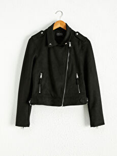 Замшевая короткая куртка