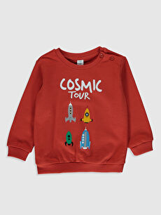 Толстовка с принтом для малышей-мальчиков