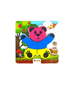 Beyaz Bemi Kiz Bebek Ayi Puzzle Oyuncak Lc Waikiki