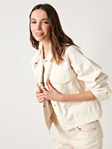 LCW CASUAL Shirt Collar Straight Long 