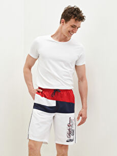 below the knee swim trunks