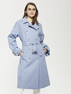 light blue spring coat
