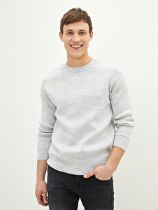 LCW CASUAL Crew Neck Long Sleeve Slim 