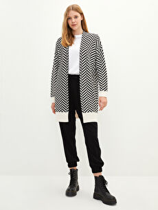 cardigan pied de poule zara