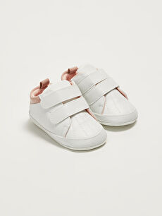 Beyaz Yurume Oncesi Cirt Cirtli Kiz Bebek Ayakkabisi Lc Waikiki