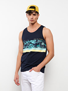 LCW CASUAL Crew Neck Sleeveless Printed 