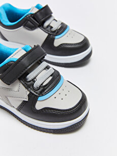 Black Color Block Velcro Closure Baby Boy Sneakers -S3DF74Z1-HUC - - LC Waikiki