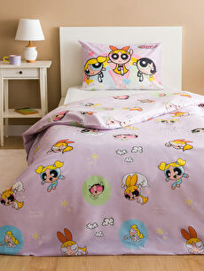 Powerpuff Girls Printed Single Duvet Cover Set S4IY08Z4 F9C S4IY08Z4 F9C LC Waikiki