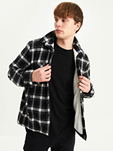 エスクァイア　ルイーズ Regular Fit Long Sleeve Plaid Men's Flannel Shirt Jacket