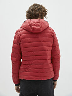 Slim Fit Hooded Upright Collar Men's Down Coat -S21136Z8-HKD