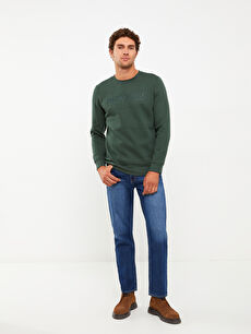 Full sleeve sale printed men sweatshirt