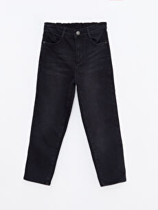 Elastic Waist Basic Girl Denim Trousers -W28145Z4-326 - W28145Z4-326 - LC  Waikiki