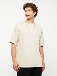 Short sleeve crew neck sweatshirt discount