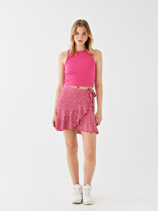 Women Skirt With Elastic Waist Pattern S3HN68Z8 LRC S3HN68Z8