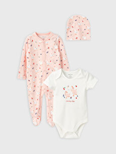Baby Girl Hospital Outlet Set of 3 W31356Z1 LT4 W31356Z1 LT4 LC Waikiki